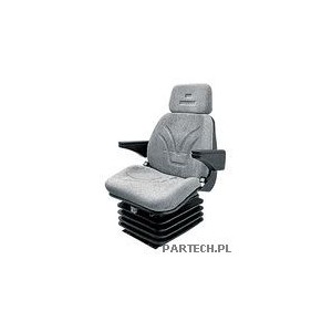 Siedzenie komfortowe pneumatyczne 12V, nowość - z amortyzowaniem wzdłużnym poziomym   