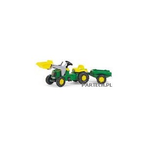 Rolly Toys John Deere ROLLY TOYS Rollykid John Deere z przyczepką   