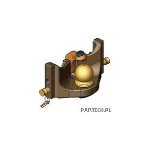 ScharmÃ¼ller Zaczep kulowy Scharmuller System K80 dopuszczalne obciążenie: 4000 kg wartość parametru D: 89,3 kN   