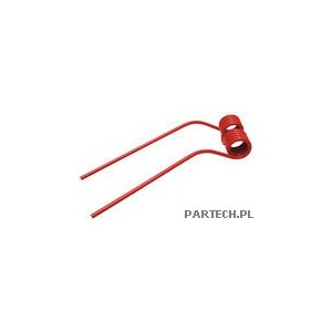 Palec przetrząsaczo-zgrabiarki karuzelowej prawy (czerwony) Niemeyer
