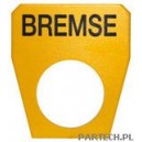 Wabco Tabliczka opisowa "Bremse" (hamulec)   