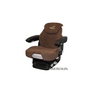 GRAMMER Siedzenie komfortowe z zagłówkiem, brązowe obicie materiałowe   